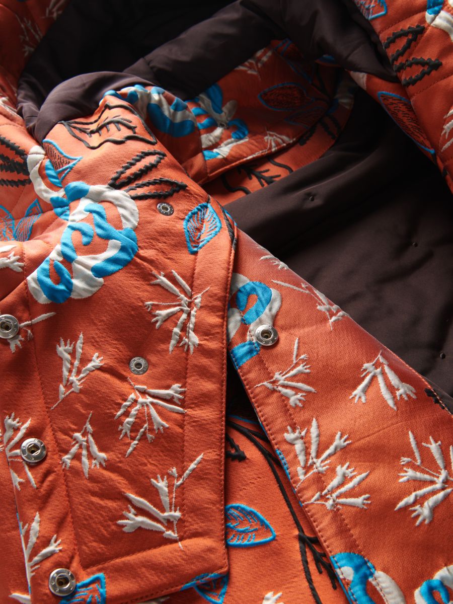 Original pattern cape - multicolor - RESERVED - 6