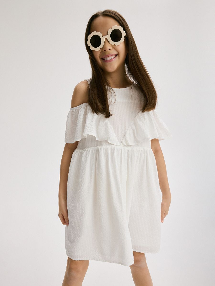 Kleid im Spanischen Stil - creme - RESERVED - 4