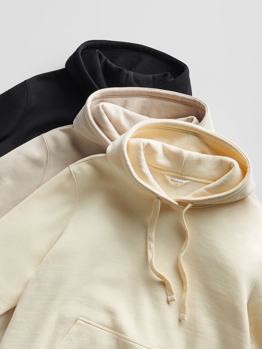 Plain hoodie Color beige RESERVED 9115N 08X