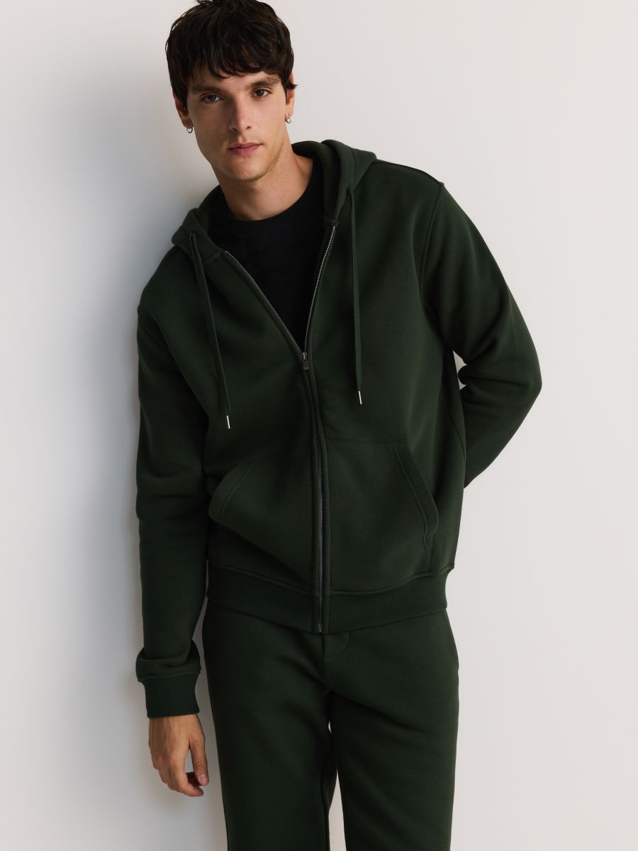 Hoodie - dark green - RESERVED