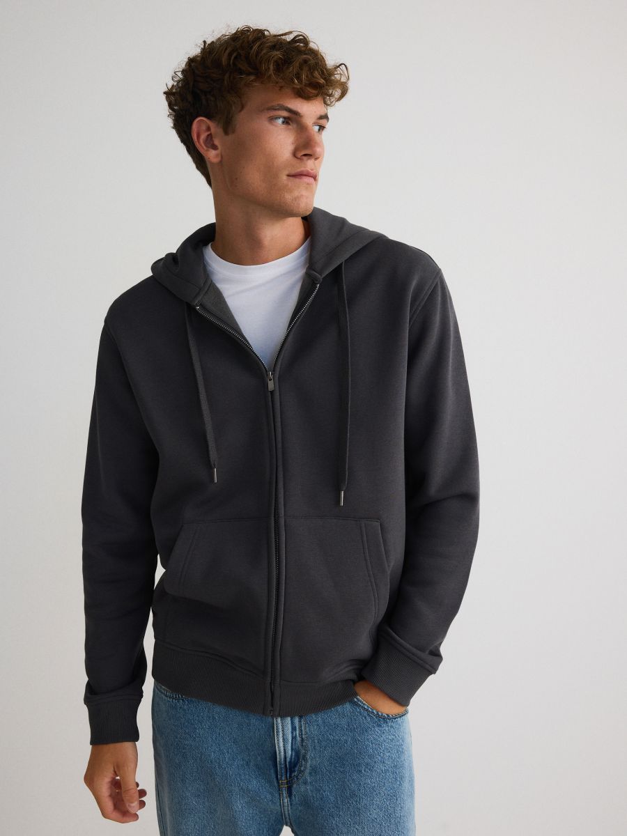 Hoodie - dark grey - RESERVED