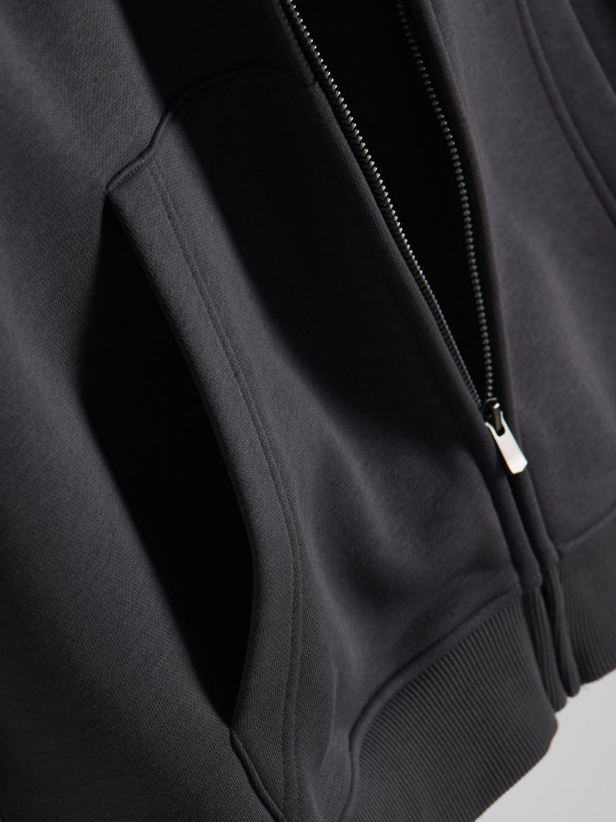 Hoodie - dark grey - RESERVED - 3