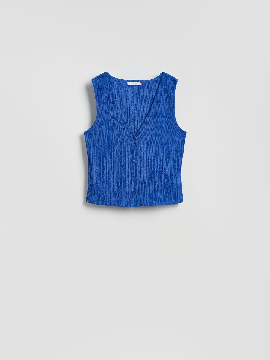 LADIES` VEST - cobalt - RESERVED - 5