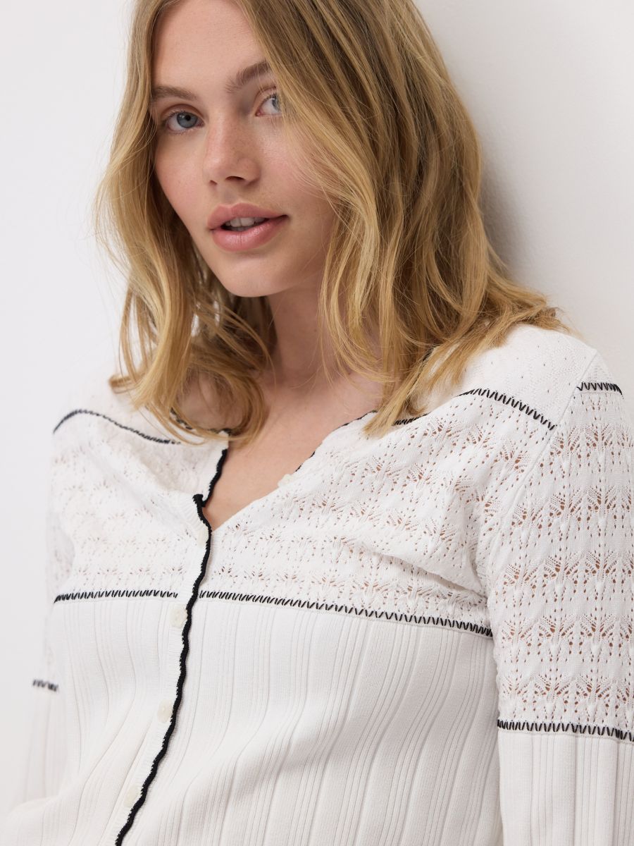 Thin cardigan - nude - RESERVED - 2
