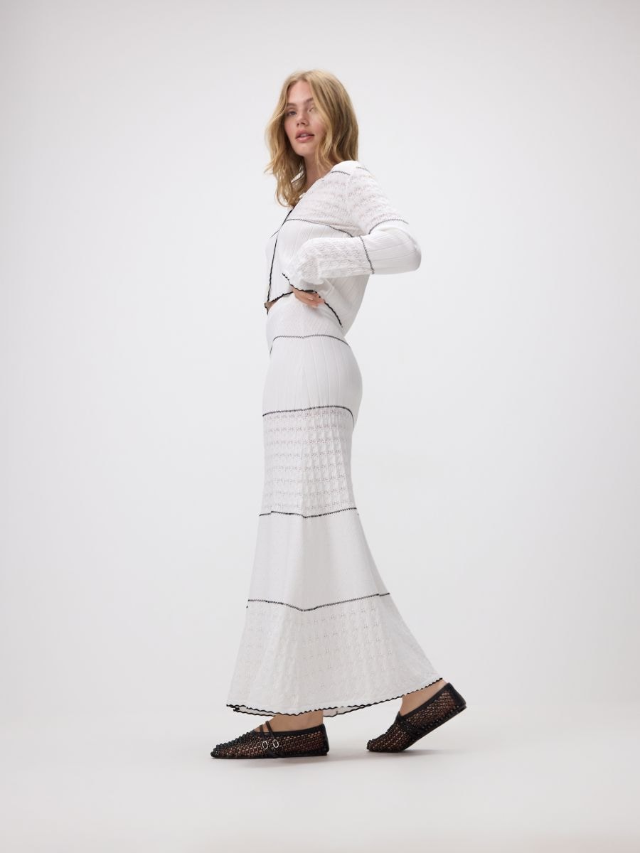 Thin cardigan - nude - RESERVED - 3