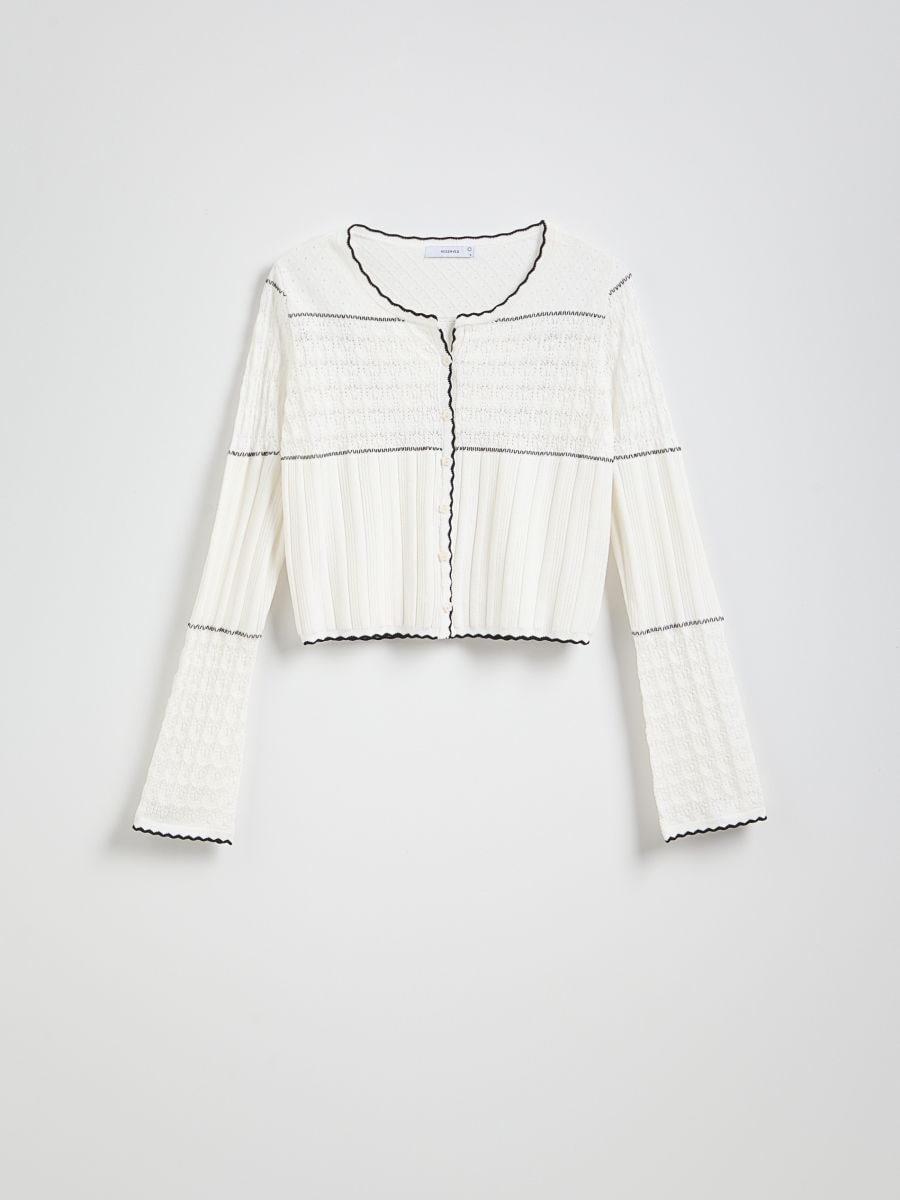 Thin cardigan - nude - RESERVED - 6