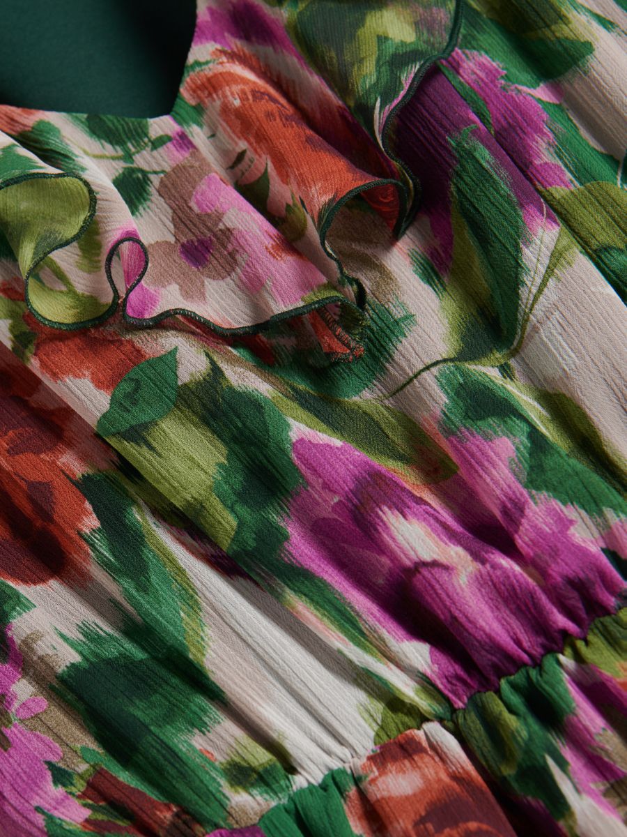 Sukienka maxi w kwiaty - wielobarwny - RESERVED - 5
