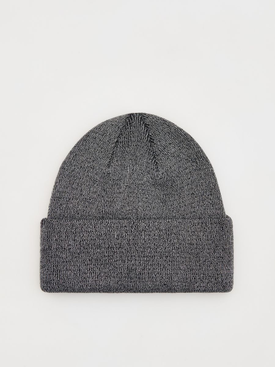 Viskoosisegust beanie - must - RESERVED