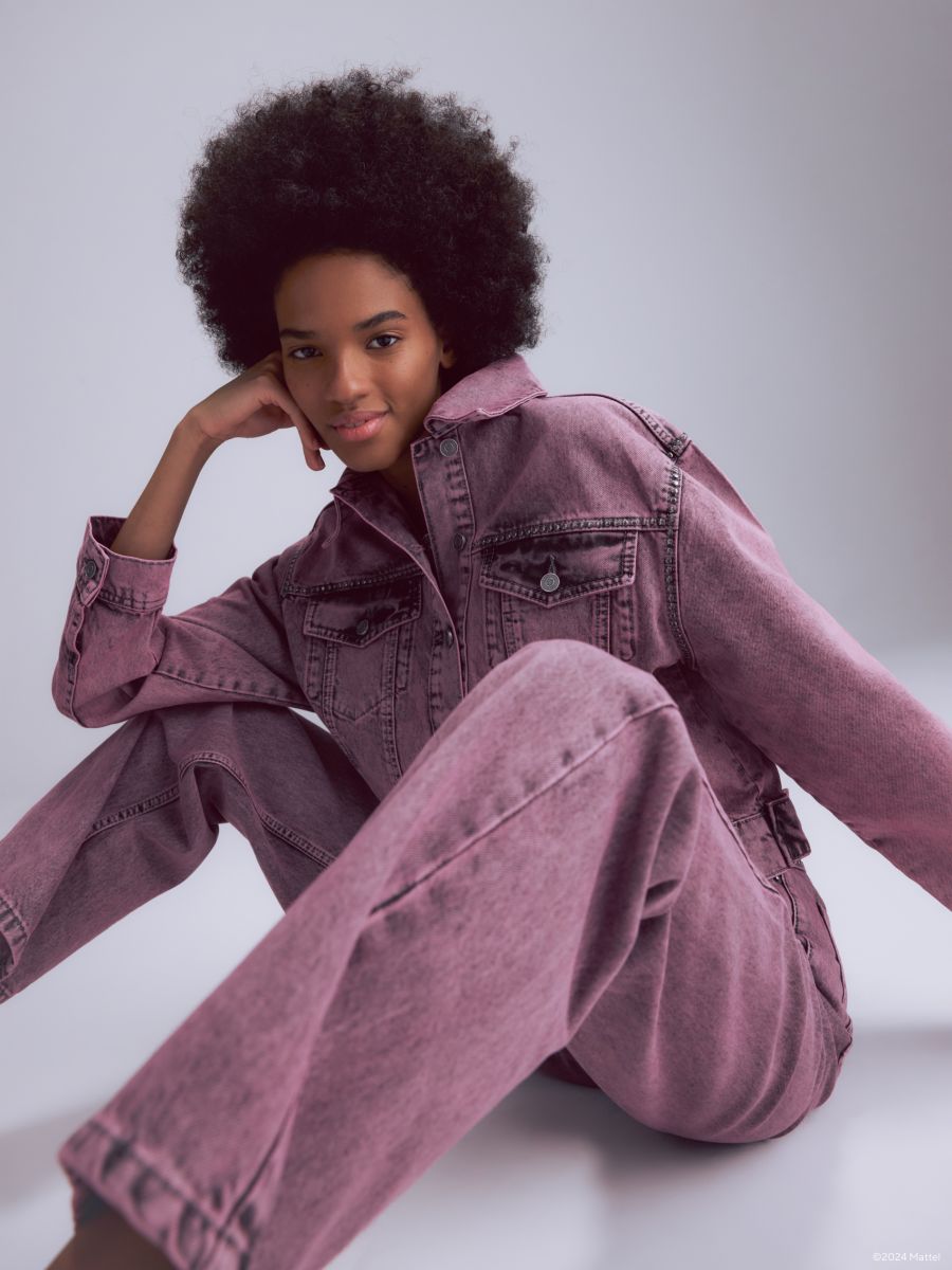 Barbie™ jeans with wash effect - orchid jeans - RESERVED - 8