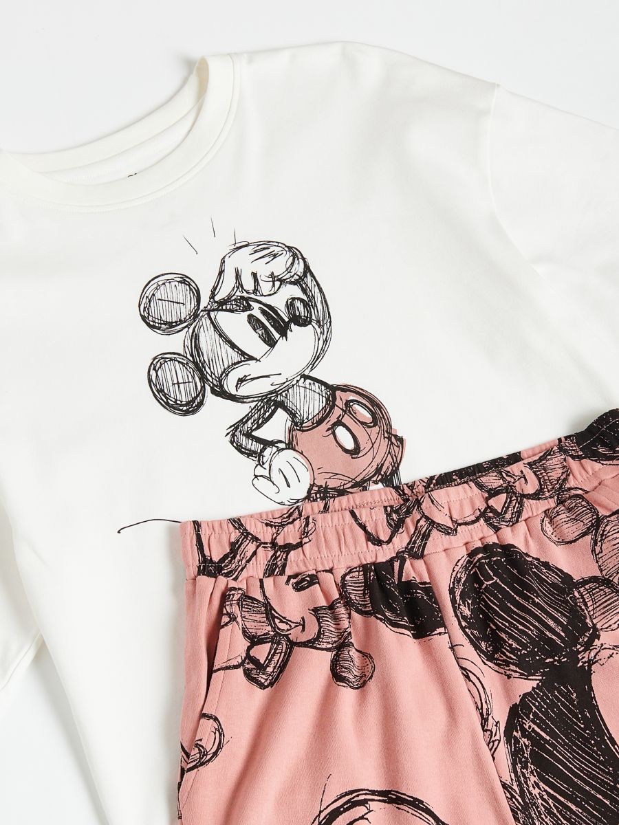 Mickey Mouse two piece pyjama set - cream - RESERVED - 5