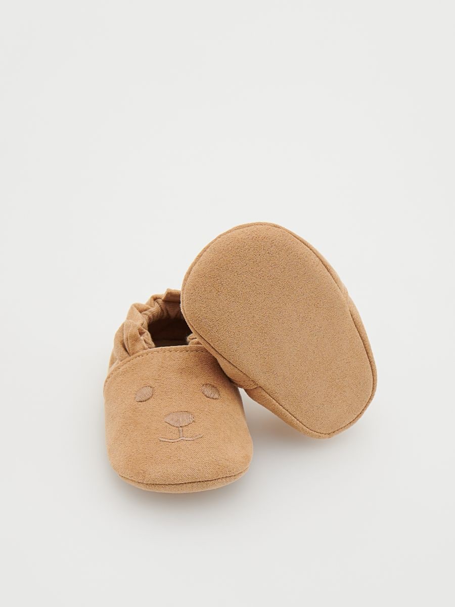 Mehki copati z aplikacijo - beige - RESERVED - 6