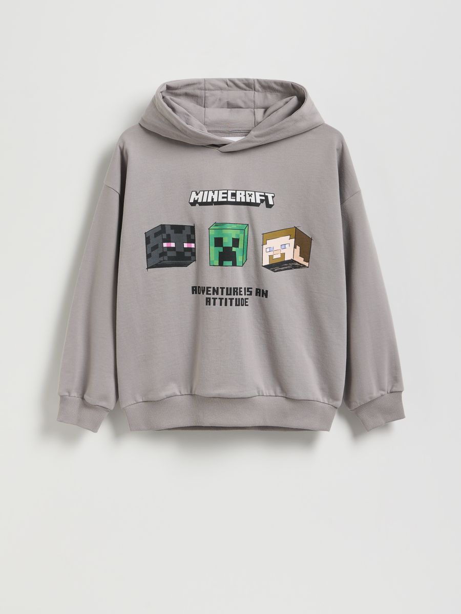 BOYS` SWEATSHIRT - сив - RESERVED