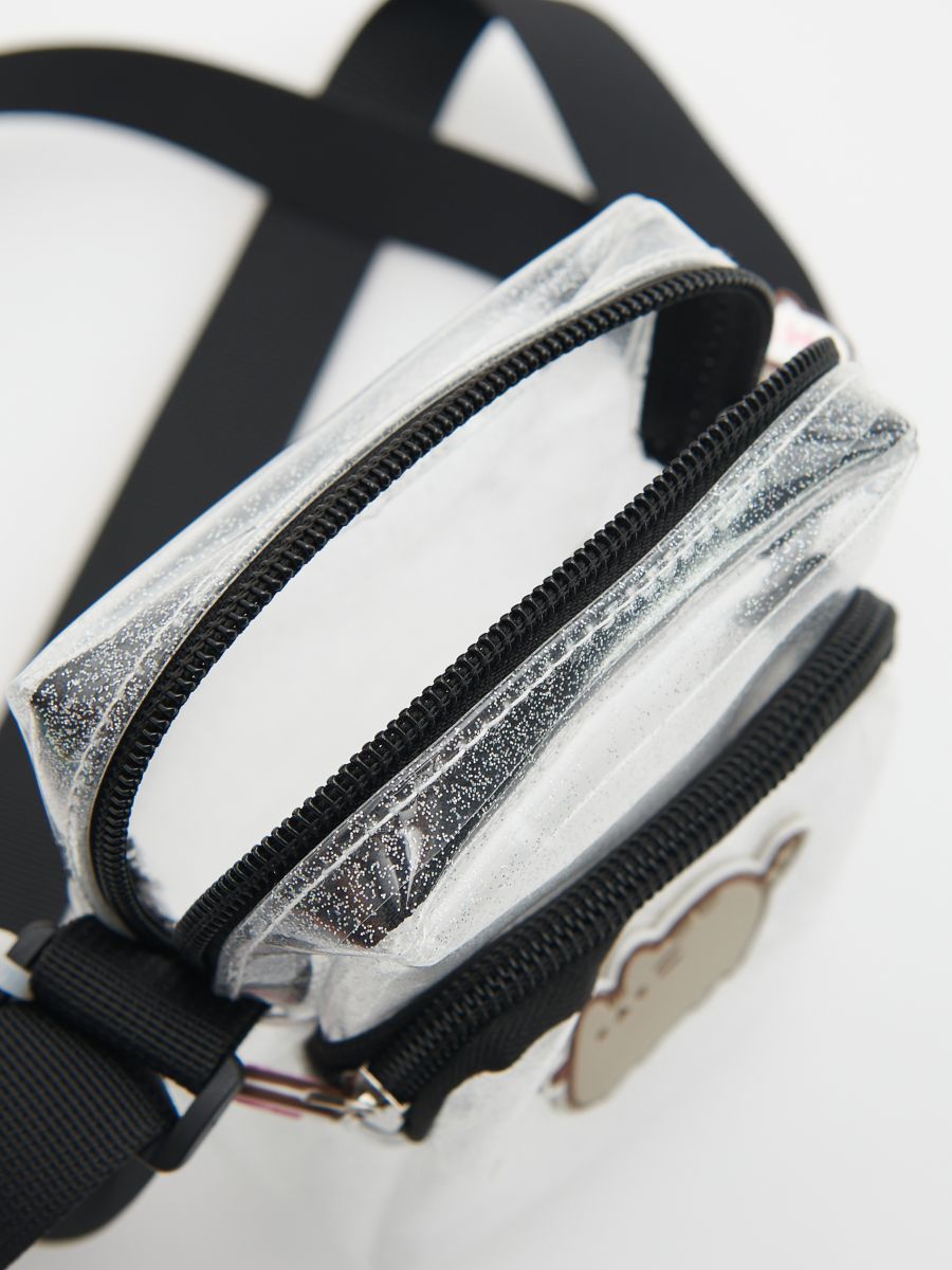 Pusheen transparent pouch bag - black - RESERVED - 4