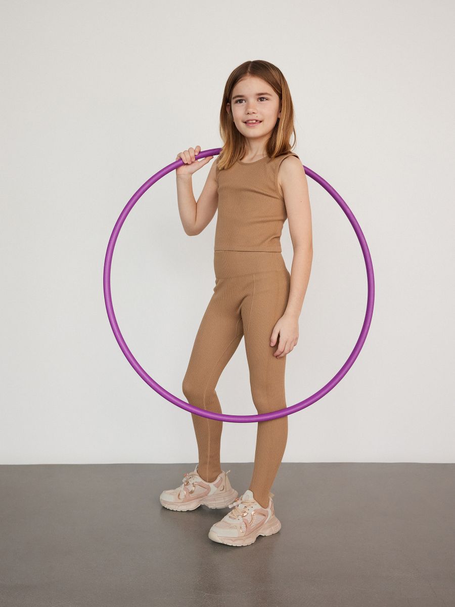 Dropped armhole top - golden brown - RESERVED - 3