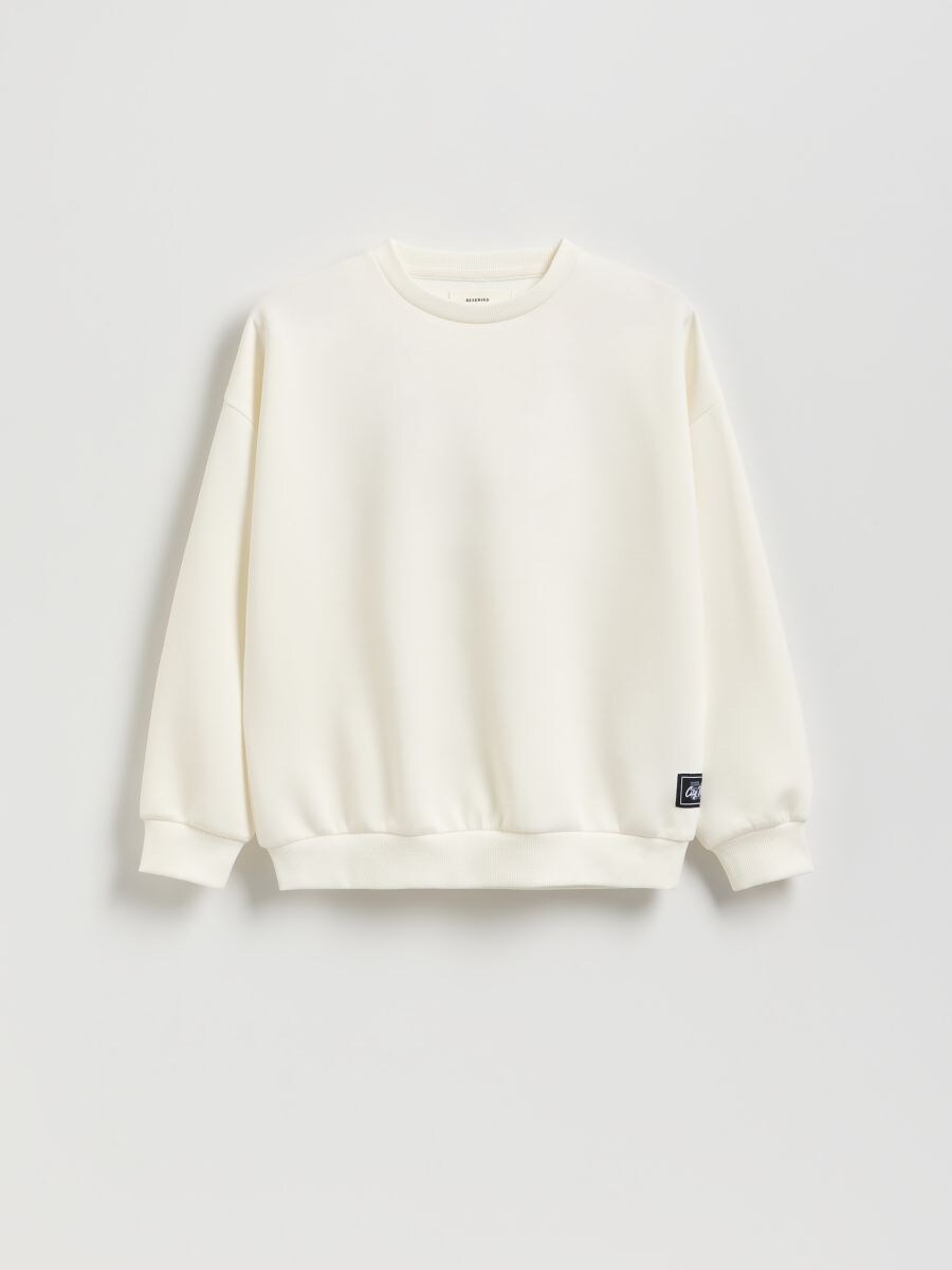 BOYS` JOGGING TOP - kreemvalge - RESERVED