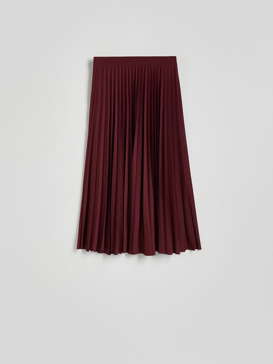 Plisirano midi krilo - hijacinta - RESERVED - 5