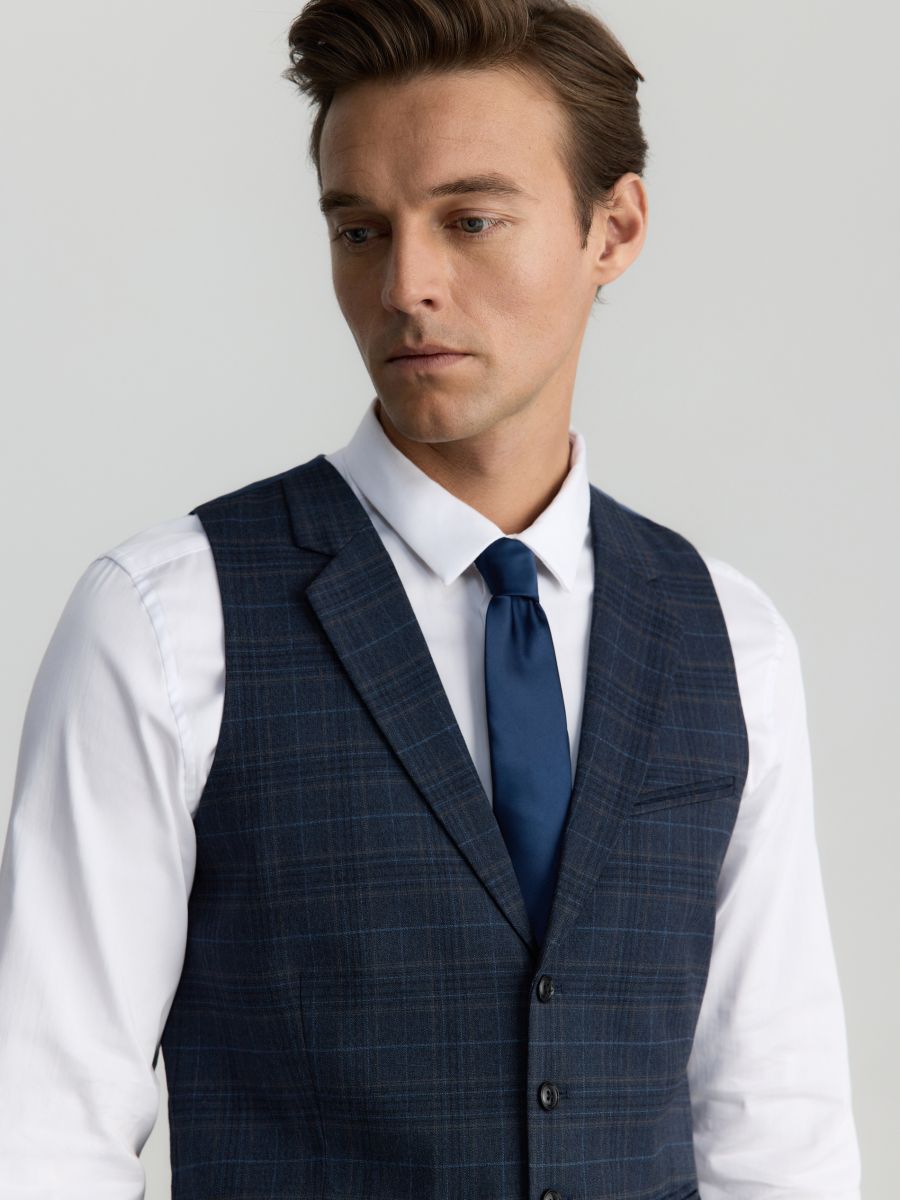 Cravate fine - Marine - RESERVED - 3
