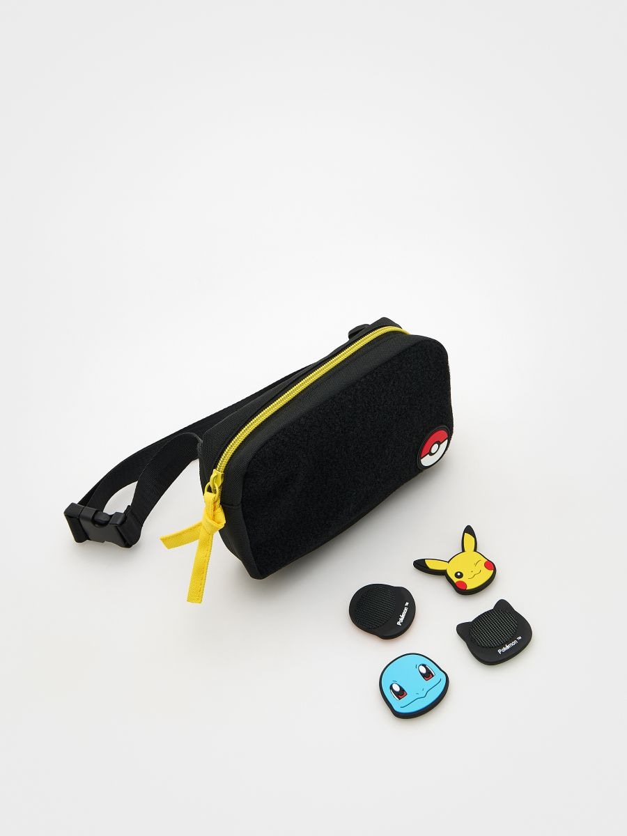Pokémon bum bag with patches - black - RESERVED - 2