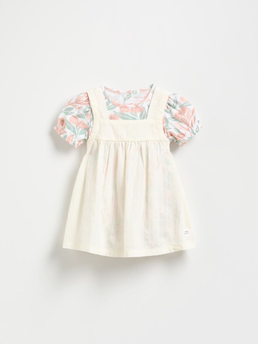 Ensemble en coton majoritaire - crème - RESERVED - 2