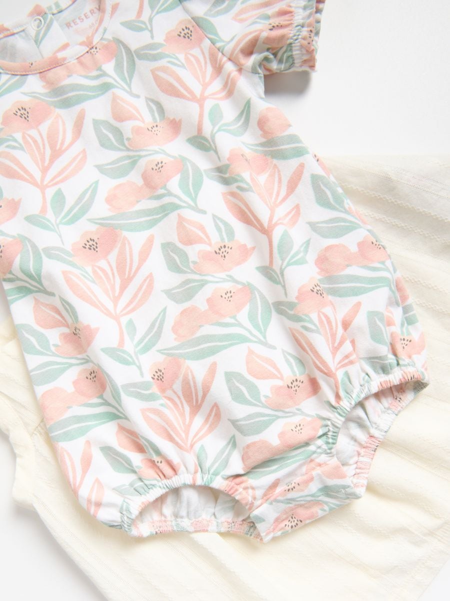 Ensemble en coton majoritaire - crème - RESERVED - 3