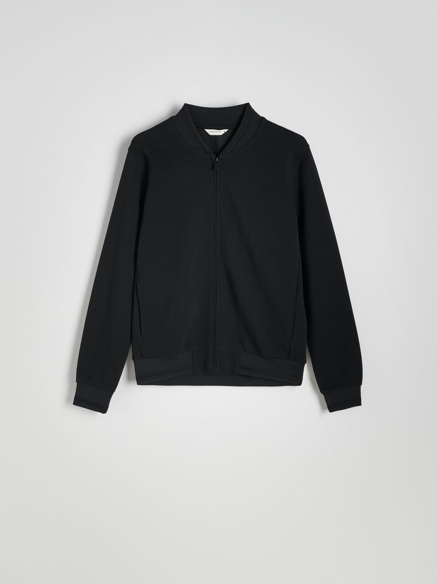 Φούτερ bomber - μαυρο - RESERVED - 5