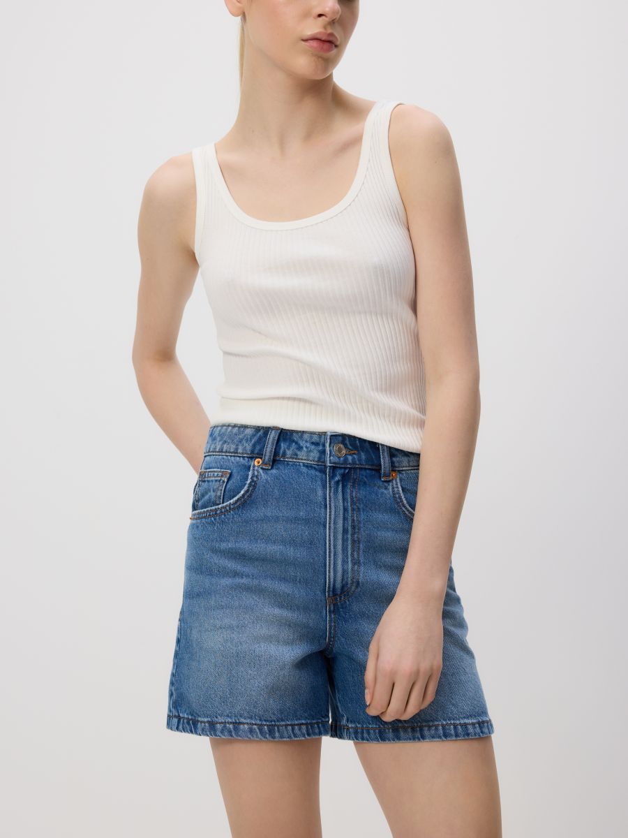 Denim shorts - blue jeans - RESERVED
