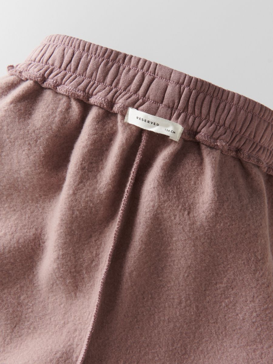 Jogger tracksuit bottoms - maroon - RESERVED - 5