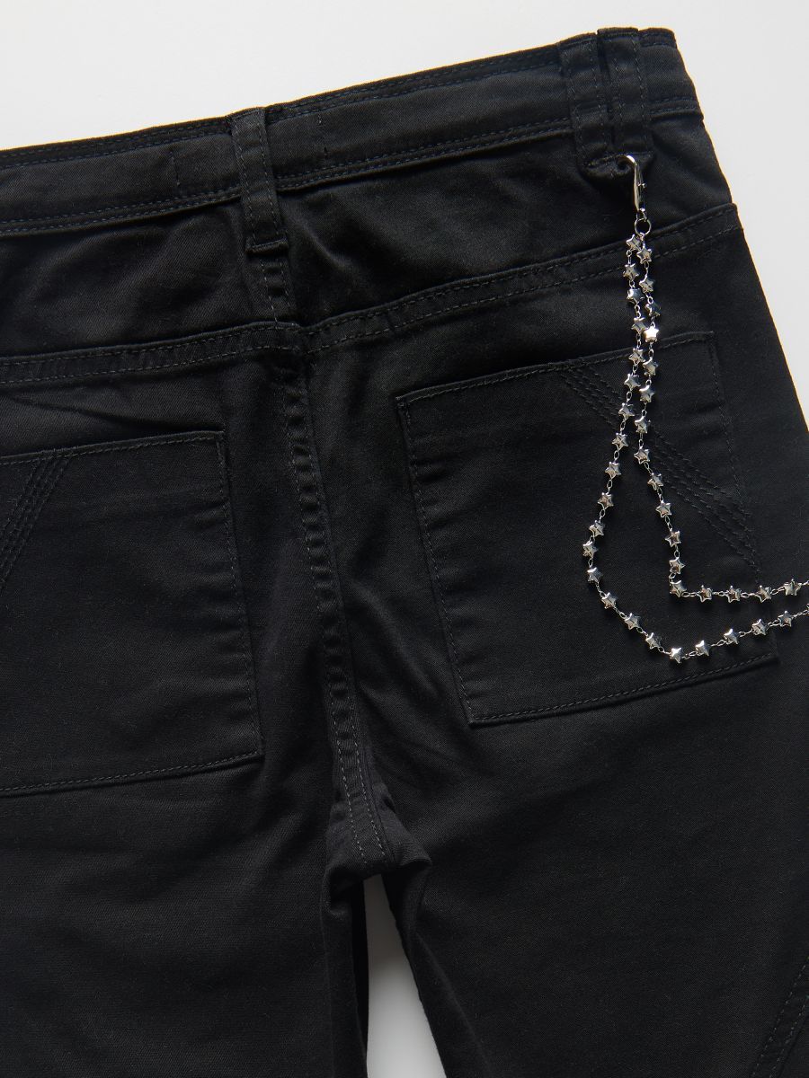Trousers with chain detail - black - RESERVED - 5