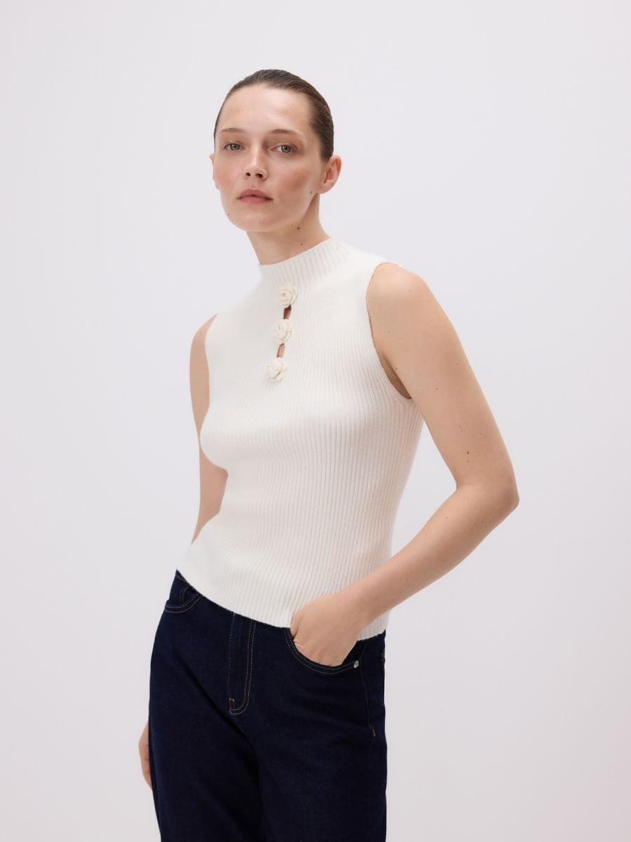 LADIES` BLOUSE - nude - RESERVED