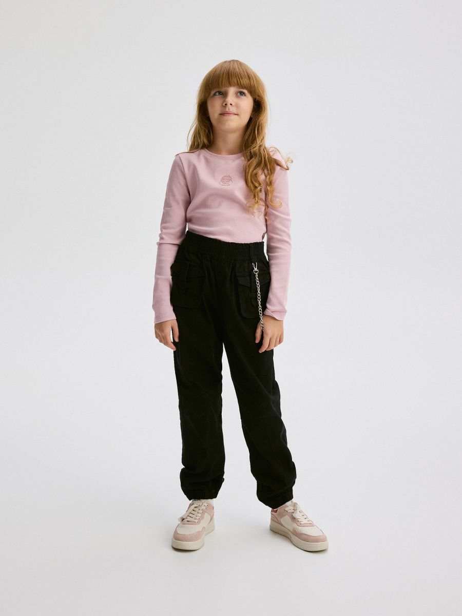 Broek met ketting - ZWART - RESERVED - 5