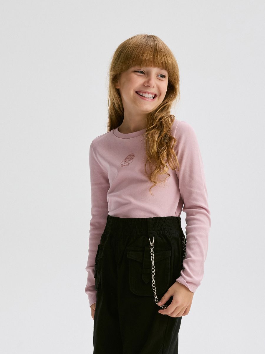 Broek met ketting - ZWART - RESERVED - 4