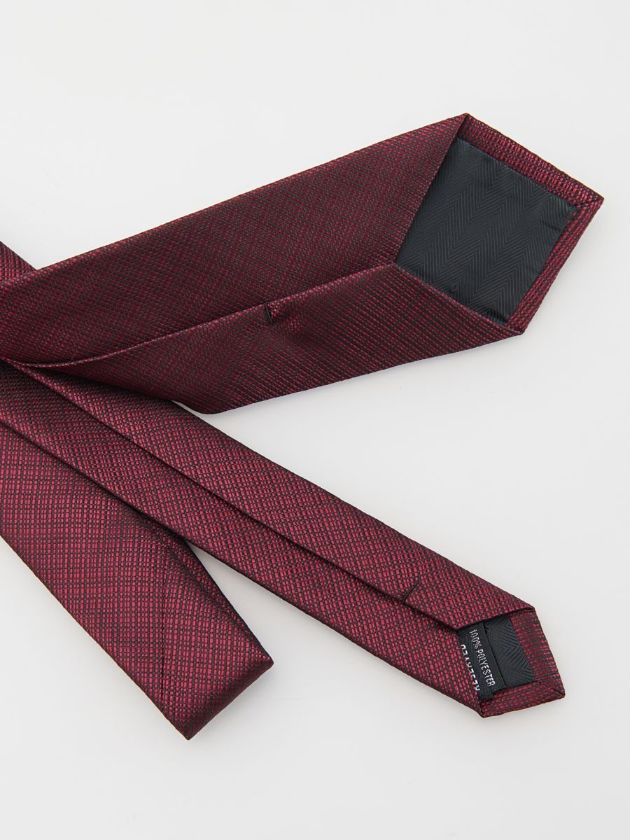 Cravate à motifs - mauve - RESERVED - 2
