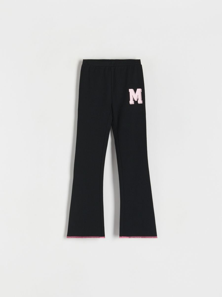 Flare trousers - black - RESERVED