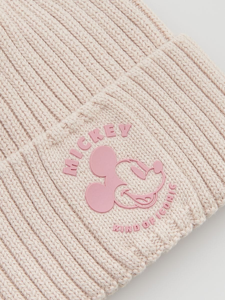 Mickey Mouse beanie - cream - RESERVED - 2