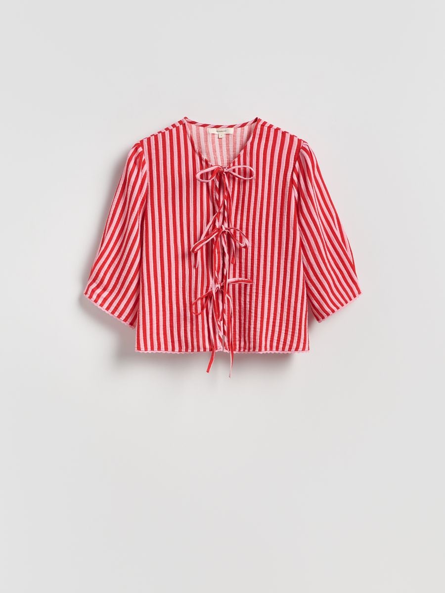 LADIES` BLOUSE - red - RESERVED - 4