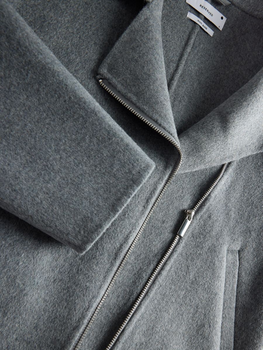 Wool rich jacket - light grey - RESERVED - 6