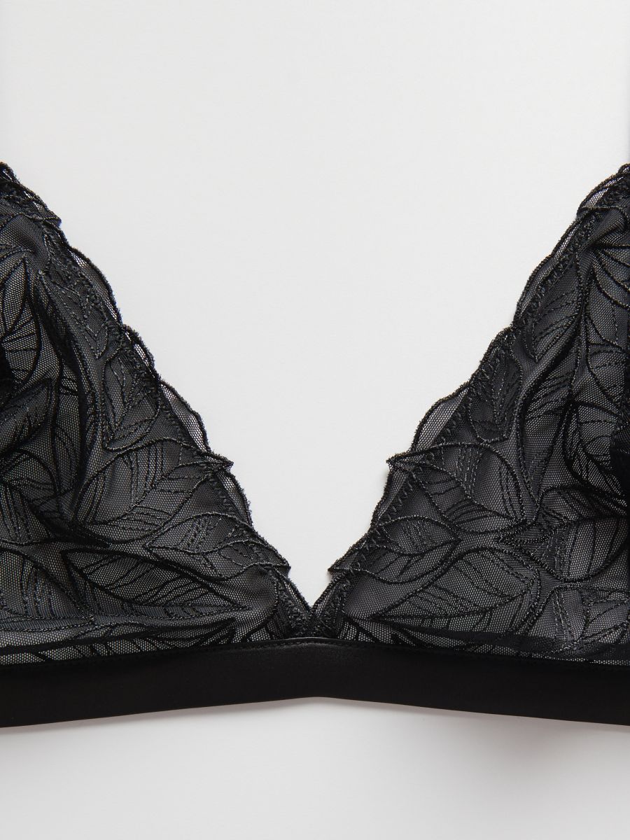 Soft mesh bra - black - RESERVED - 4