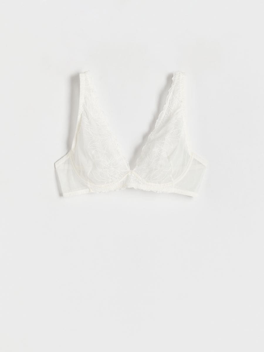 Soft mesh bra - beige - RESERVED - 2