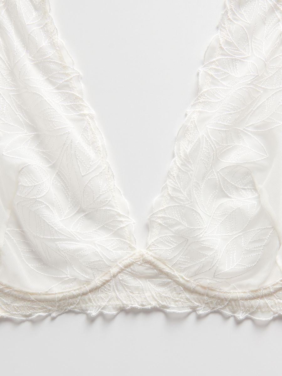 Soft mesh bra - beige - RESERVED - 4