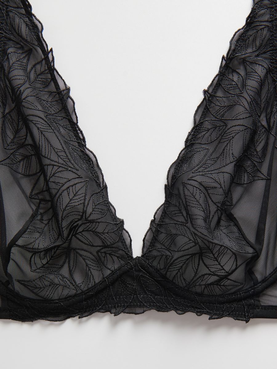 Soft mesh bra - black - RESERVED - 4