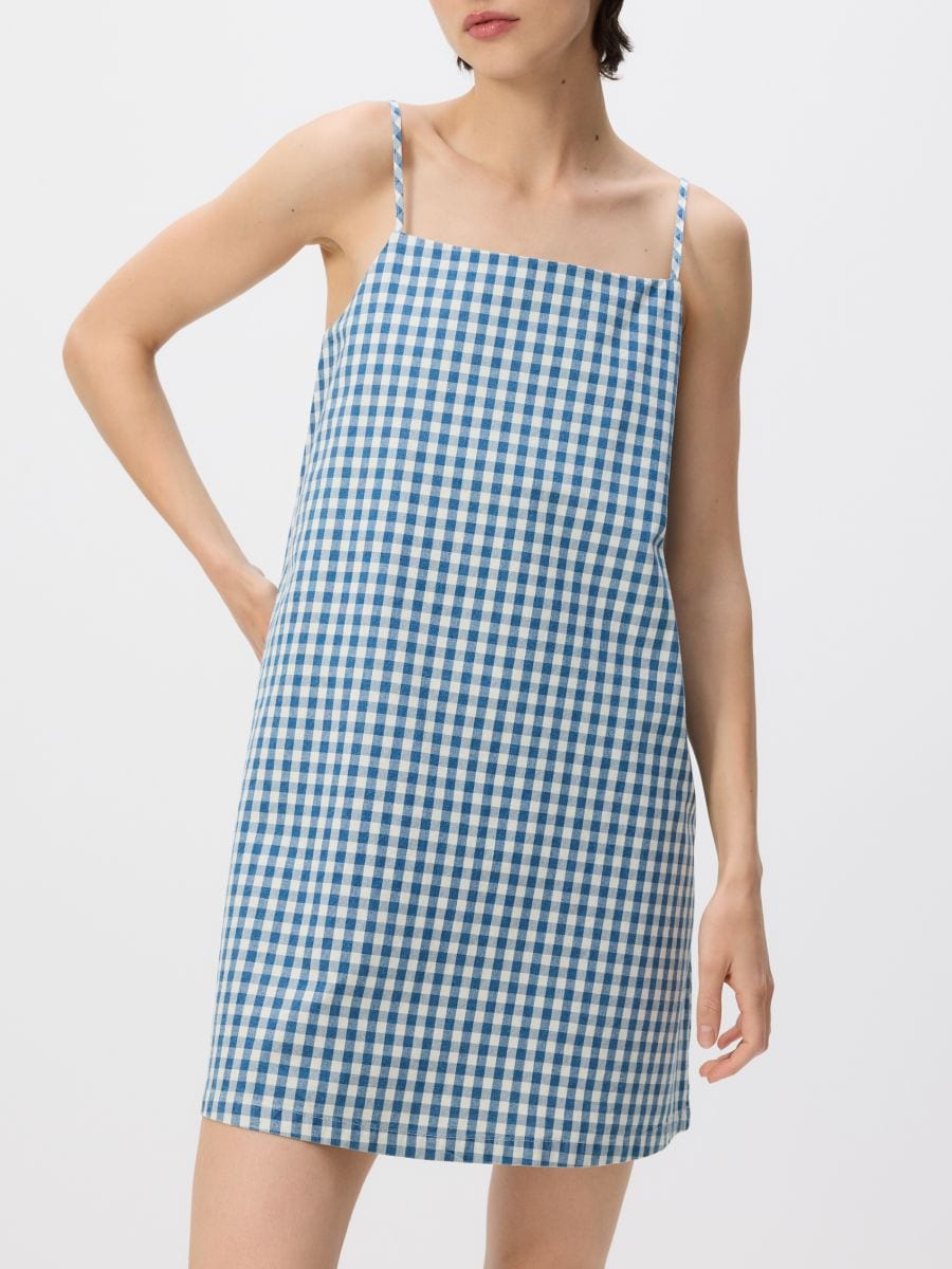 Minikleid aus Denim - blau - RESERVED - 3