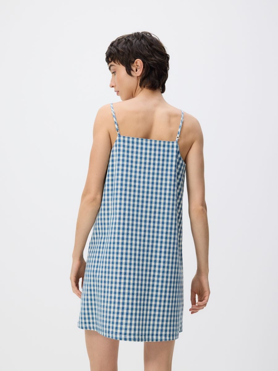 Minikleid aus Denim - blau - RESERVED - 4