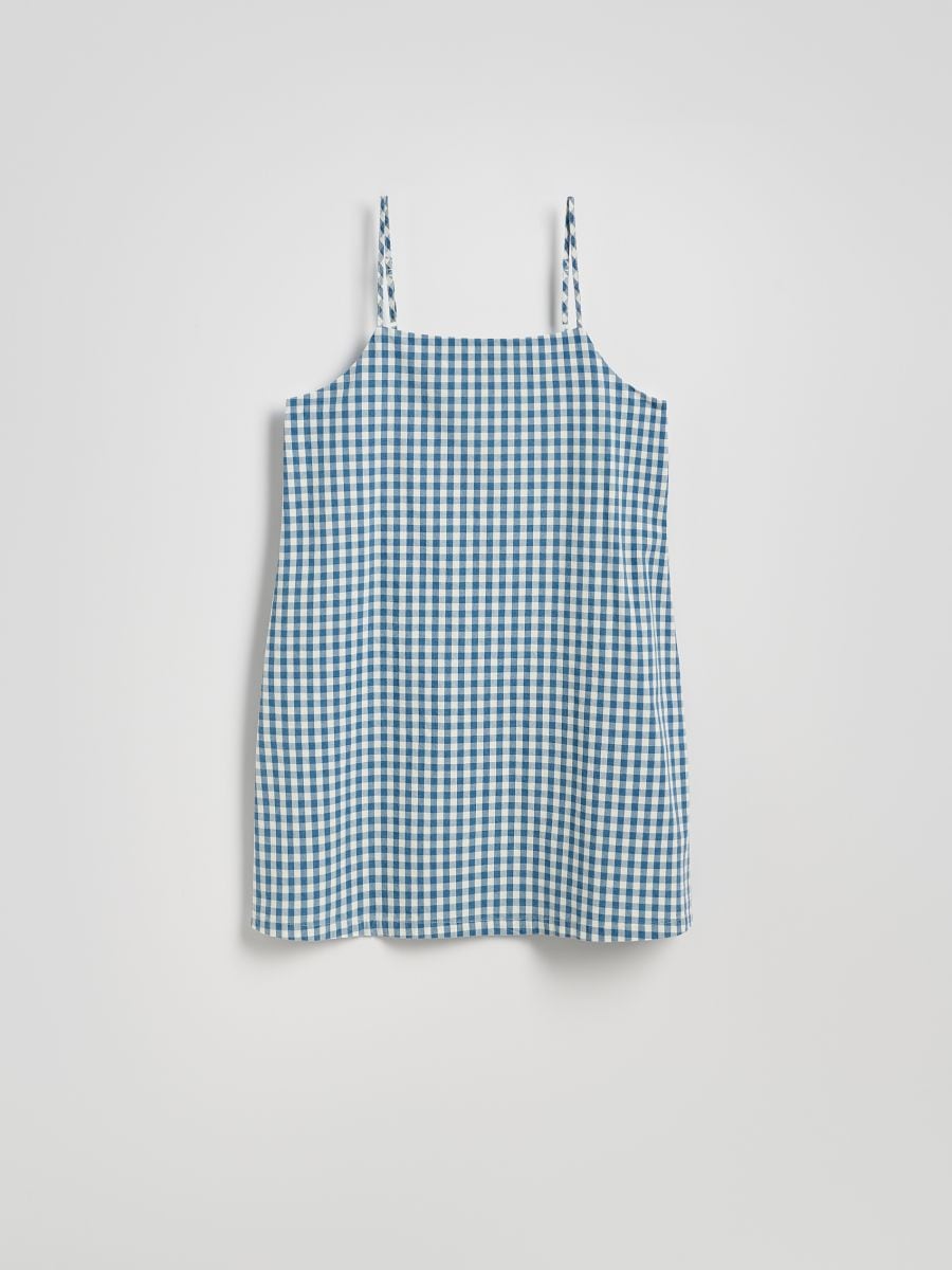 Minikleid aus Denim - blau - RESERVED - 5