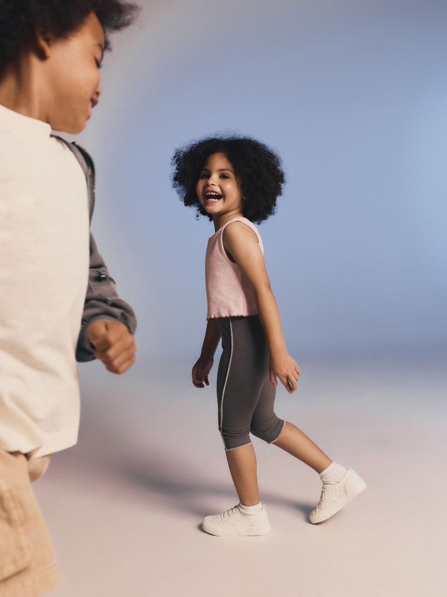 Dark grey cropped leggings discount