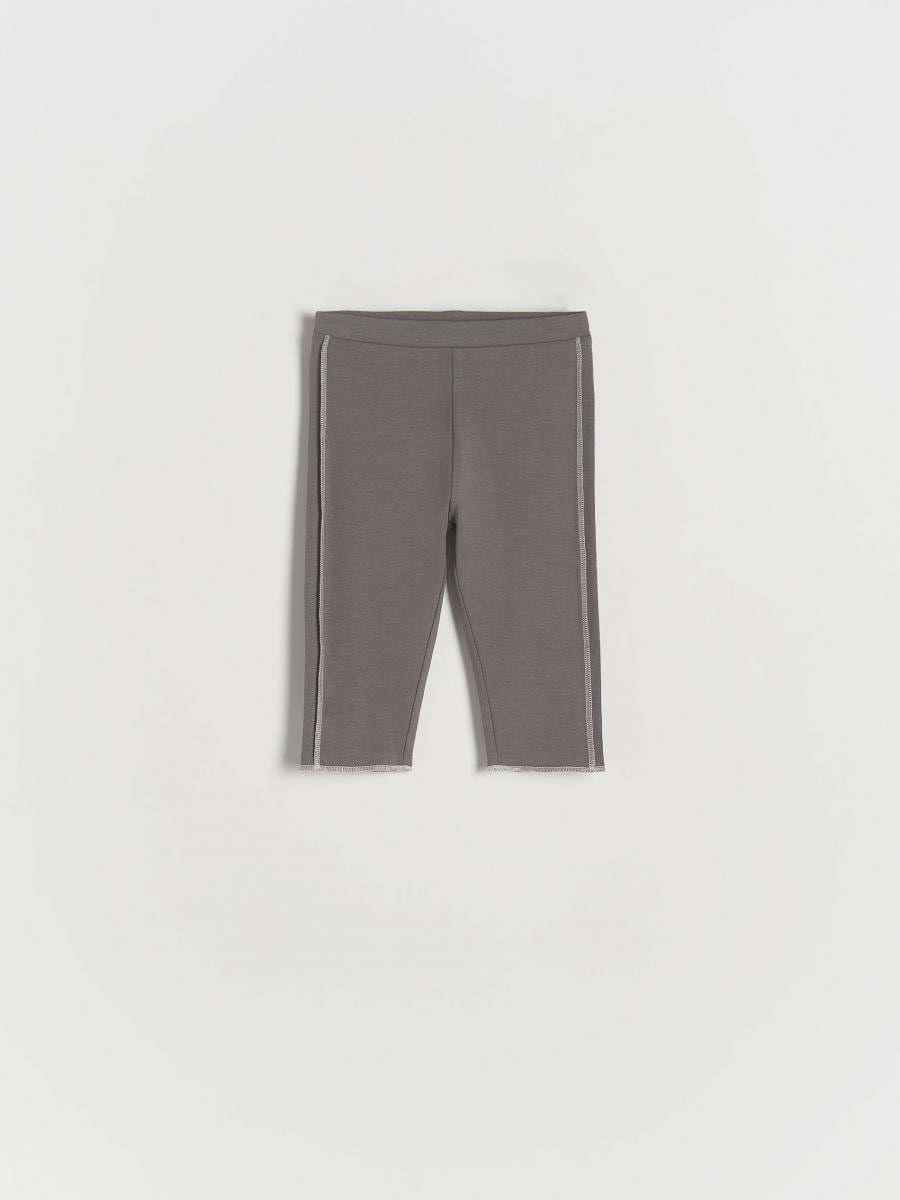 BABIES` TROUSERS - DONKERGRIJS - RESERVED