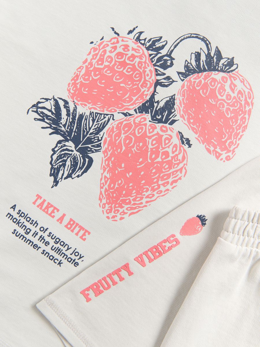 Cotton set with print - light grey - RESERVED - 7