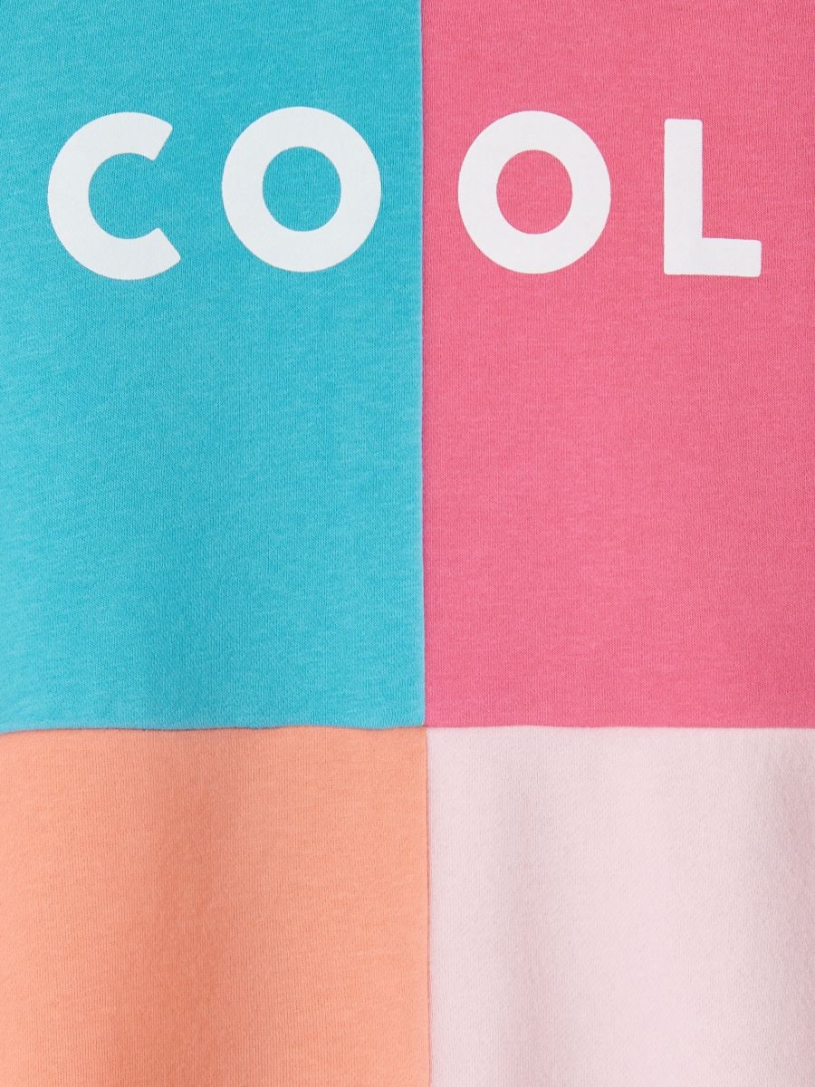 Colour block hoodie - multicolor - RESERVED - 7