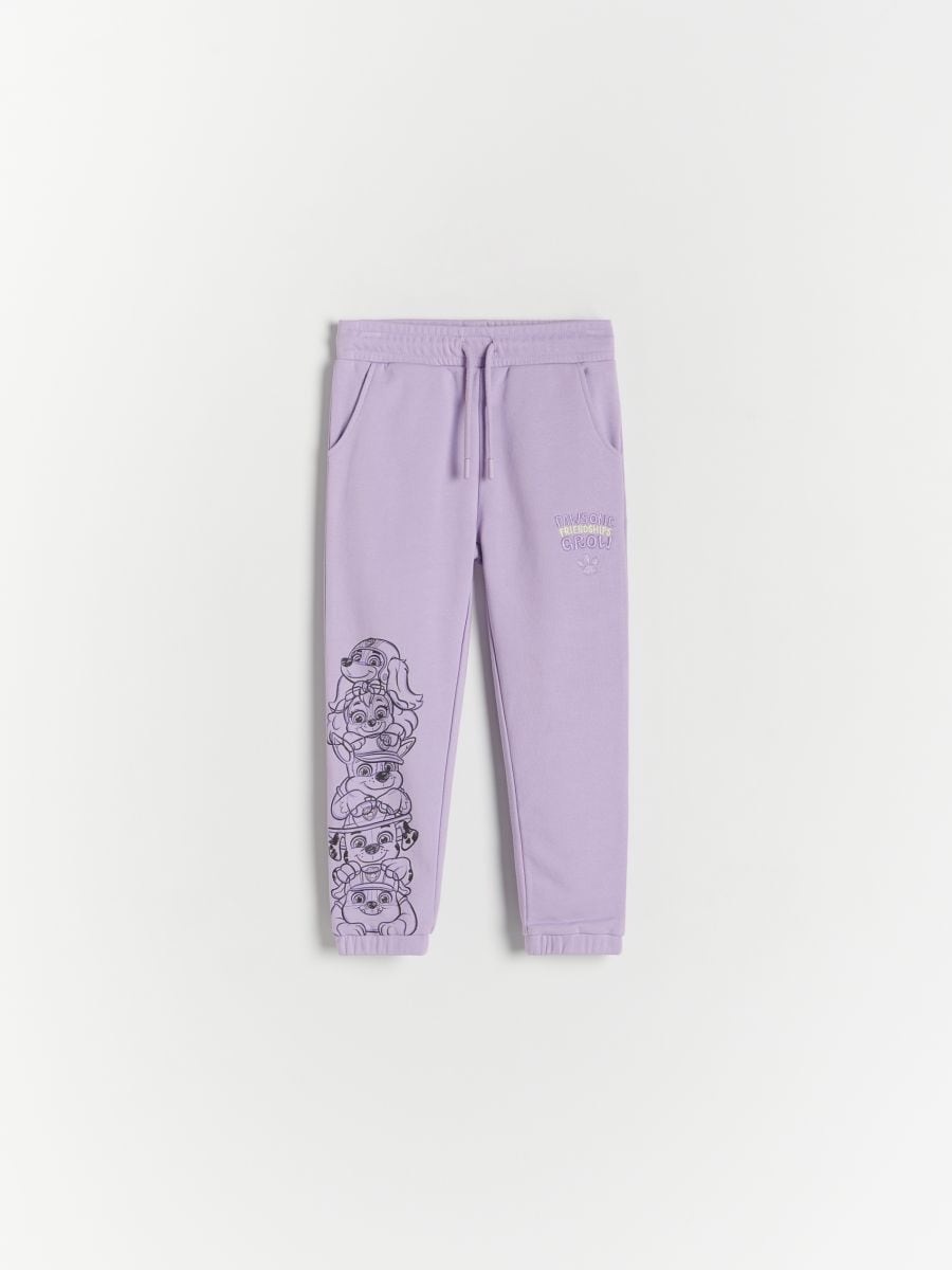 GIRLS` TROUSERS - лавандула - RESERVED