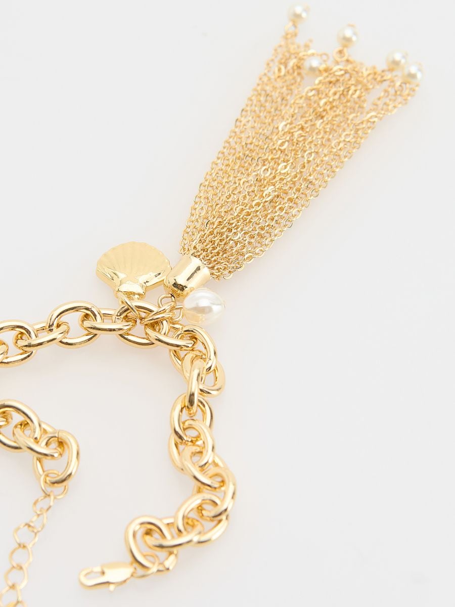 Bracelet with pendant - multicolor - RESERVED - 2