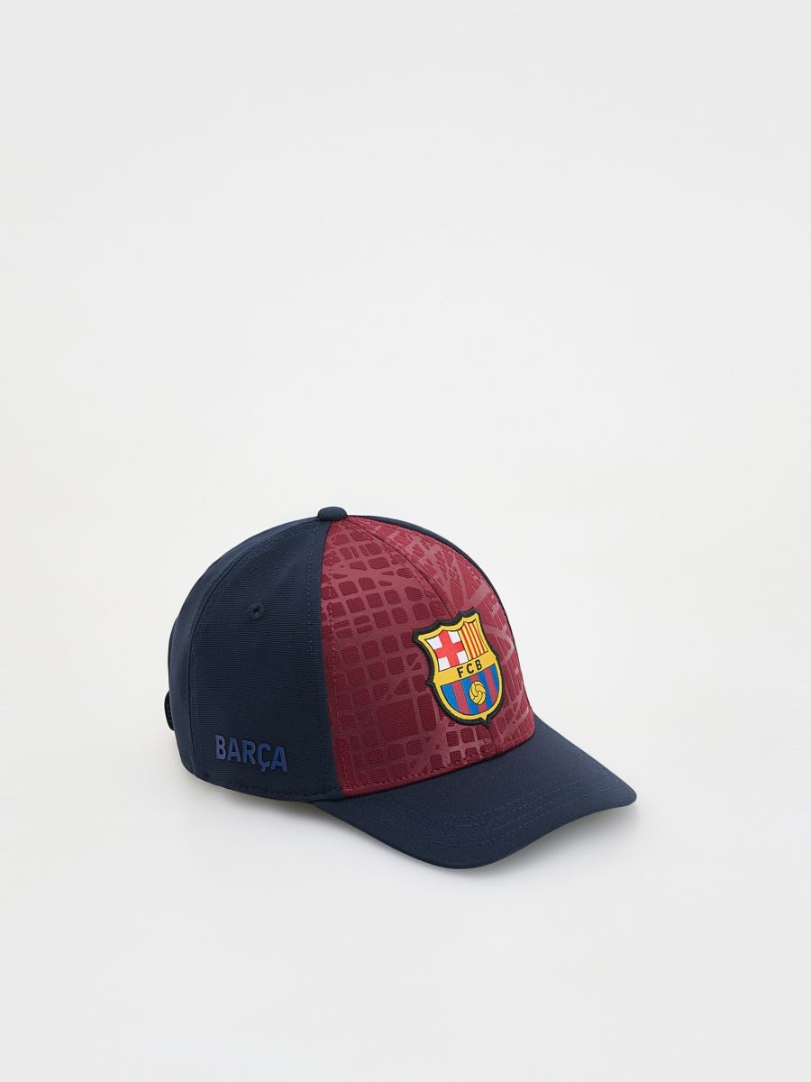 BOYS` PEAKED CAP - maroon - RESERVED